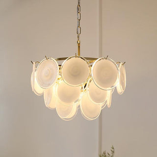 Noelia Glass Chandelier Light - Blowlighting