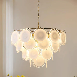 Noelia Glass Chandelier Light - Blowlighting