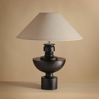 Bhaskara Sculpted Wood Table Lamp