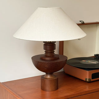 Bhaskara Sculpted Wood Table Lamp
