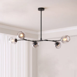 Bifurcation Contemporary Glass Chandelier