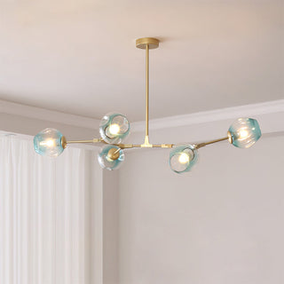 Bifurcation Contemporary Glass Chandelier
