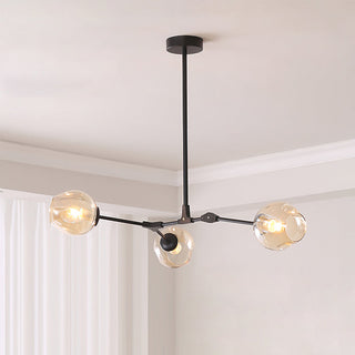 Bifurcation Contemporary Glass Chandelier