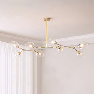 Bifurcation Contemporary Glass Chandelier