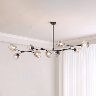 Bifurcation Contemporary Glass Chandelier