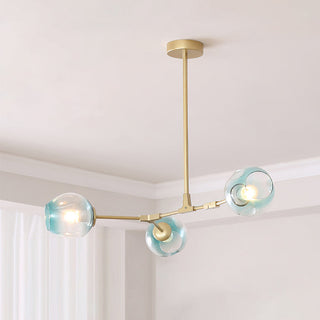 Bifurcation Contemporary Glass Chandelier