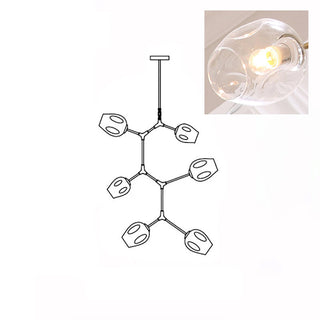 Bifurcation Contemporary Metal Chandelier