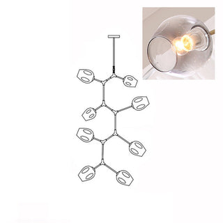 Bifurcation Contemporary Metal Chandelier