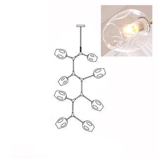 Bifurcation Contemporary Metal Chandelier