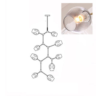 Bifurcation Contemporary Metal Chandelier
