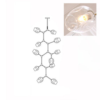 Bifurcation Contemporary Metal Chandelier