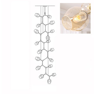 Bifurcation Contemporary Metal Chandelier