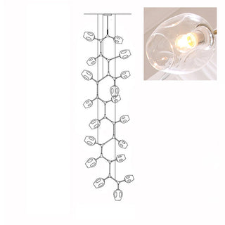 Bifurcation Contemporary Metal Chandelier