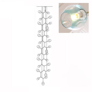 Bifurcation Contemporary Metal Chandelier