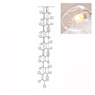 Bifurcation Contemporary Metal Chandelier