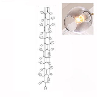 Bifurcation Contemporary Metal Chandelier