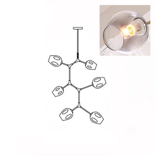 Bifurcation Contemporary Metal Chandelier