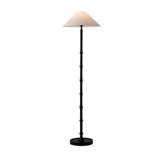 Black Bamboo Minimalist Resin Floor Light