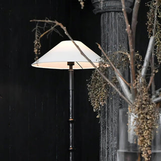 Black Bamboo Minimalist Resin Floor Light