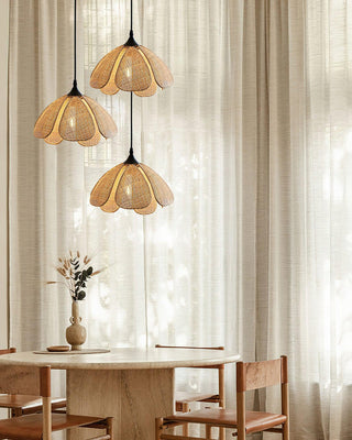Bloom Japandi Rattan Pendant Light