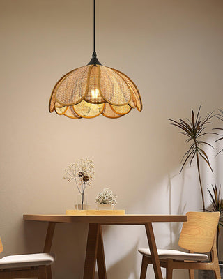 Bloom Japandi Rattan Pendant Light