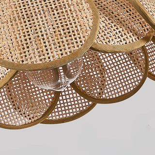 Bloom Japandi Rattan Pendant Light