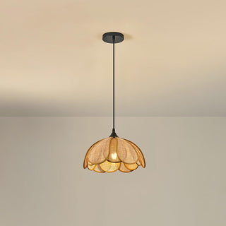 Bloom Japandi Rattan Pendant Light