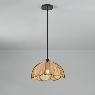 Bloom Japandi Rattan Pendant Light