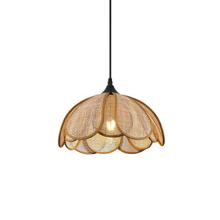Bloom Japandi Rattan Pendant Light