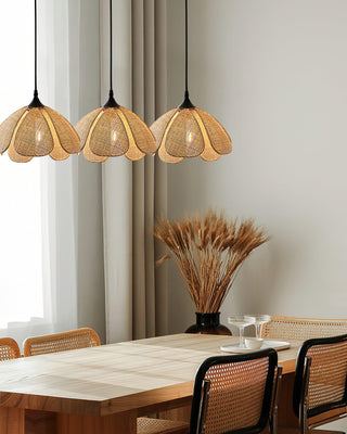 Bloom Japandi Rattan Pendant Light