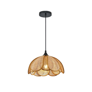 Bloom Japandi Rattan Pendant Light