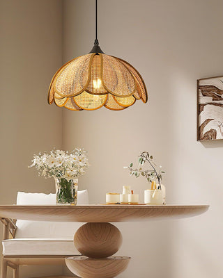 Bloom Japandi Rattan Pendant Light