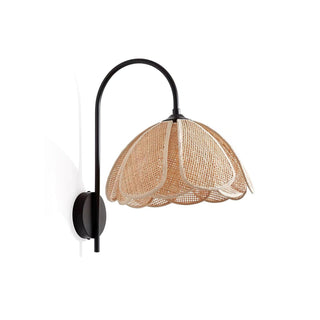 Bloom Natural Rattan Wall Light
