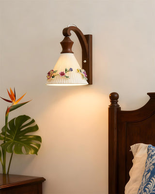 Rilen Mid-Century Ceramics Wall Lamp
