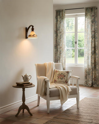 Rilen Mid-Century Ceramics Wall Lamp