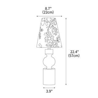 Bloomwood Vintage Wood Table Light