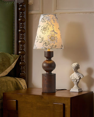 Bloomwood Vintage Wood Table Light