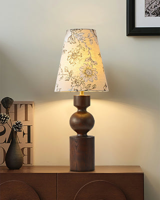 Bloomwood Vintage Wood Table Light