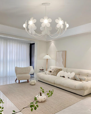 Blossom Array Floral Resin Chandelier