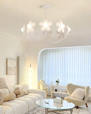 Blossom Array Floral Resin Chandelier