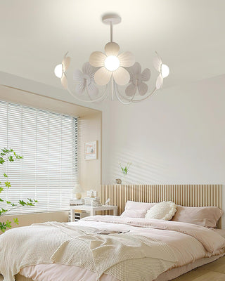 Blossom Array Floral Resin Chandelier