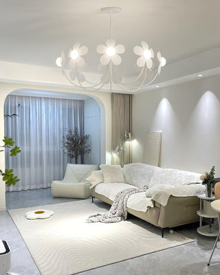 Blossom Array Floral Resin Chandelier