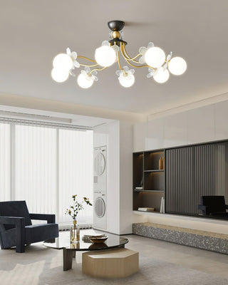 Blossom Glow Elegant Glass Ceiling Light