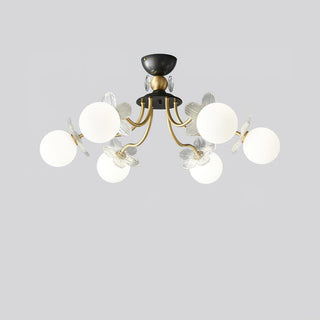 Blossom Glow Elegant Glass Ceiling Light