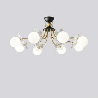 Blossom Glow Elegant Glass Ceiling Light