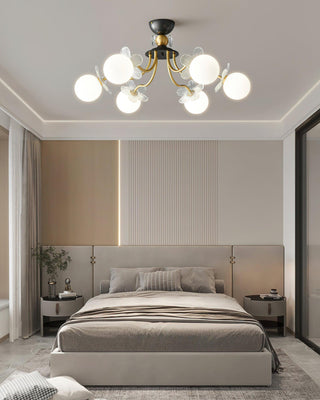 Blossom Glow Elegant Glass Ceiling Light