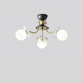 Blossom Glow Elegant Glass Ceiling Light