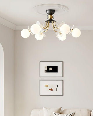 Blossom Glow Elegant Glass Ceiling Light