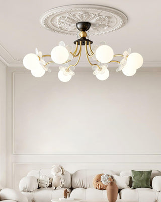 Blossom Glow Elegant Glass Ceiling Light