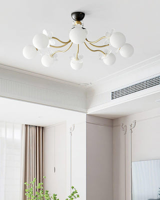 Blossom Glow Elegant Glass Ceiling Light